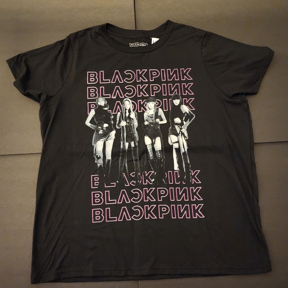 BlackPink Tshirt, Size 1X, Black & Pink, New, Tags, Gift